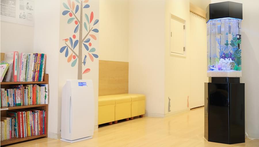 Kirala Air 導入事例画像（クローバーこどもクリニック）