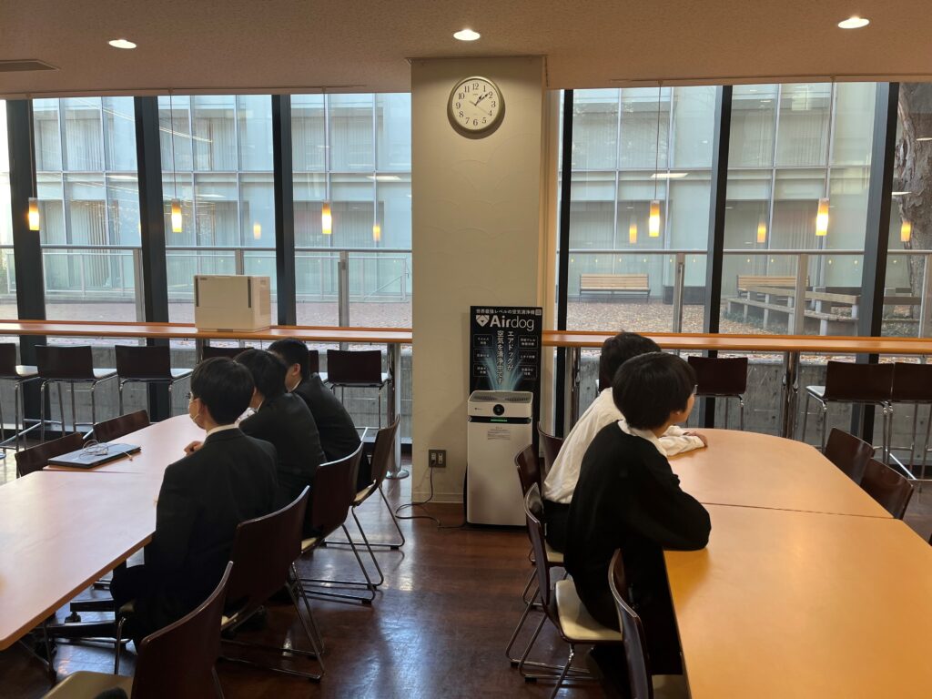 Airdog(エアドッグ・ジャパン)の導入事例画像(広尾学園中学校・高等学校)